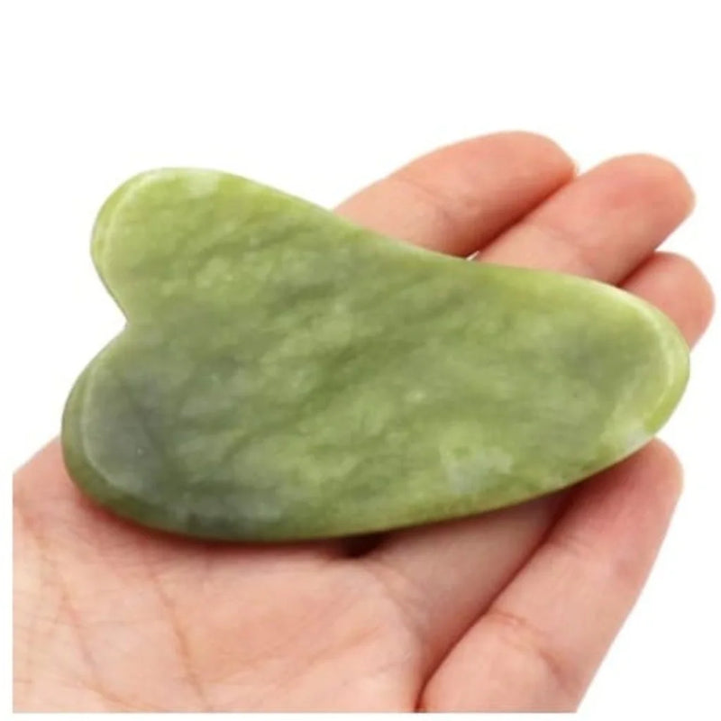 Jade Stone Roller Plate Gua Sha Anti Ruga Facial Massage